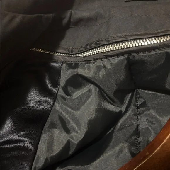 AMERICAN APPAREL Double-Breasted Belted Trench Coat-Medium - Picture 6 of 6